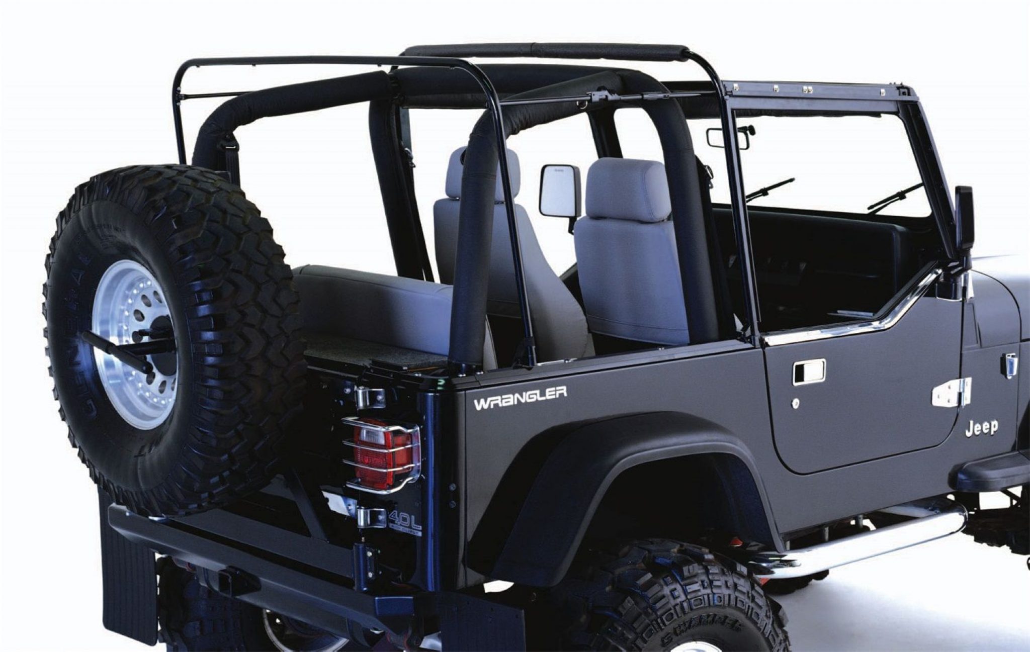 soft top back side window wrangler