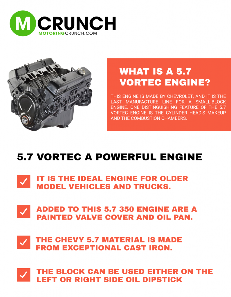 5.7 Vortec engine