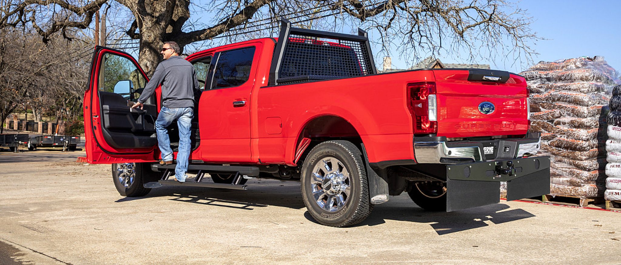 Ford F350 Dually Running Boards